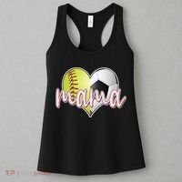 Softball Soccer Mama Sports Fan Women's Tank Top thumb 3
