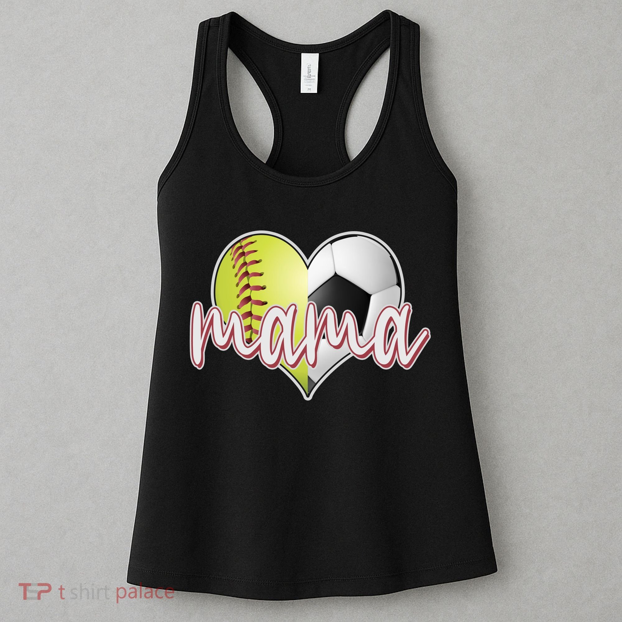 Softball Soccer Mama Sports Fan Women's Tank Top