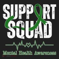Support Squad Mental Health Awareness Heartbeat Ribbon Women's Sweatshirt thumb 2