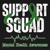 Support Squad Mental Health Awareness Heartbeat Ribbon Tote Bag thumb 4