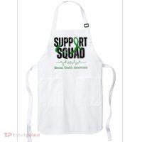 Support Squad Mental Health Awareness Heartbeat Ribbon Apron thumb 0