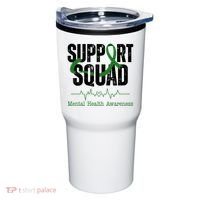 Support Squad Mental Health Awareness Heartbeat Ribbon Tumbler thumb 0