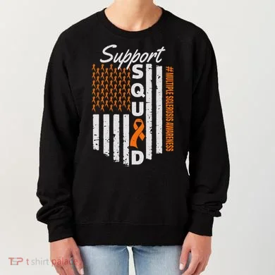 Support Squad Multiple Sclerosis Awareness Ms Awareness Women's Sweatshirt