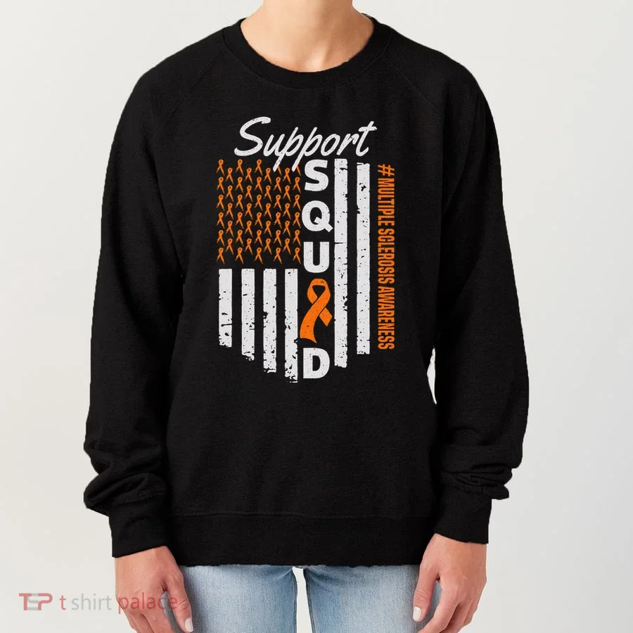 Support Squad Multiple Sclerosis Awareness Ms Awareness Women's Sweatshirt