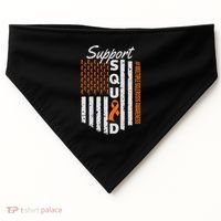 Support Squad Multiple Sclerosis Awareness Ms Awareness USA-Made Doggie Bandana thumb 0
