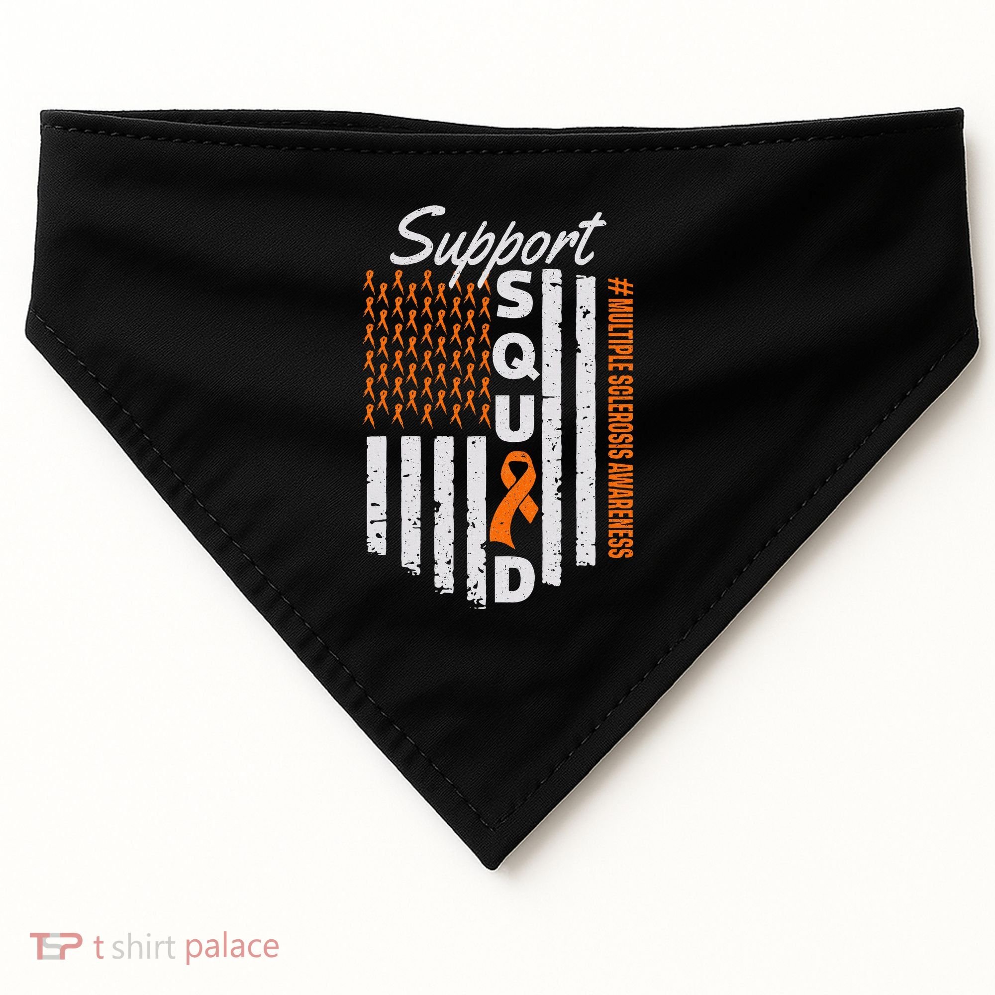 Support Squad Multiple Sclerosis Awareness Ms Awareness USA-Made Doggie Bandana