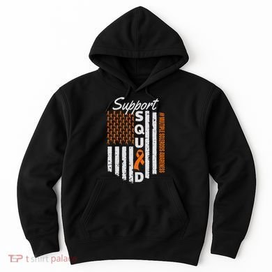 Support Squad Multiple Sclerosis Awareness Ms Awareness Hoodie