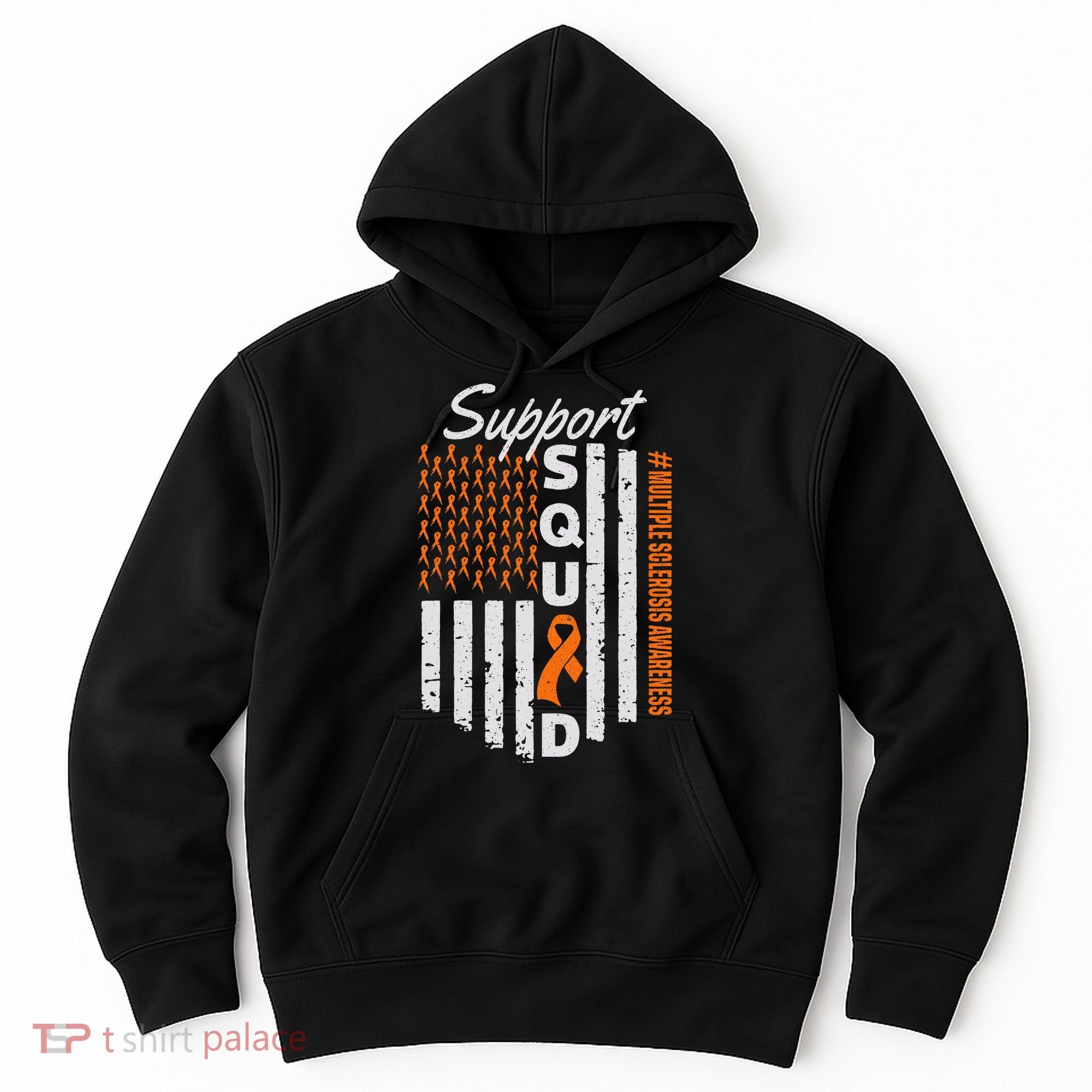 Support Squad Multiple Sclerosis Awareness Ms Awareness Hoodie