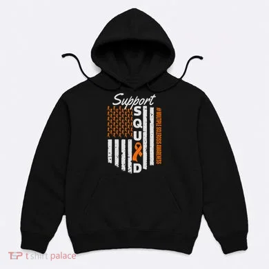 Support Squad Multiple Sclerosis Awareness Ms Awareness Hoodie