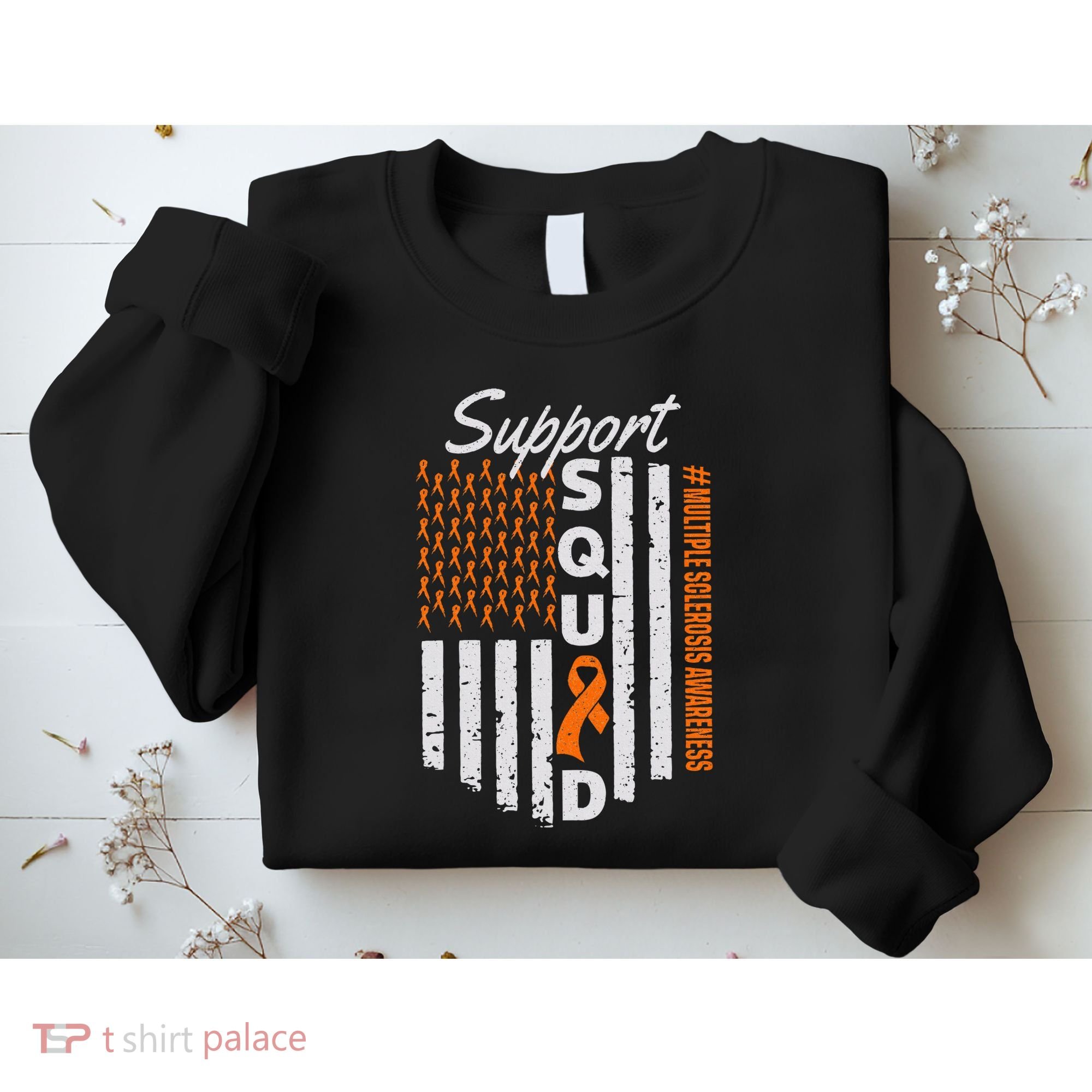 Support Squad Multiple Sclerosis Awareness Ms Awareness Sweatshirt
