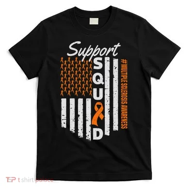Support Squad Multiple Sclerosis Awareness Ms Awareness T-Shirt
