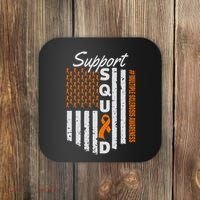 Support Squad Multiple Sclerosis Awareness Ms Awareness Coaster thumb 0