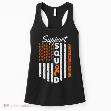Support Squad Multiple Sclerosis Awareness Ms Awareness Women's Tank Top