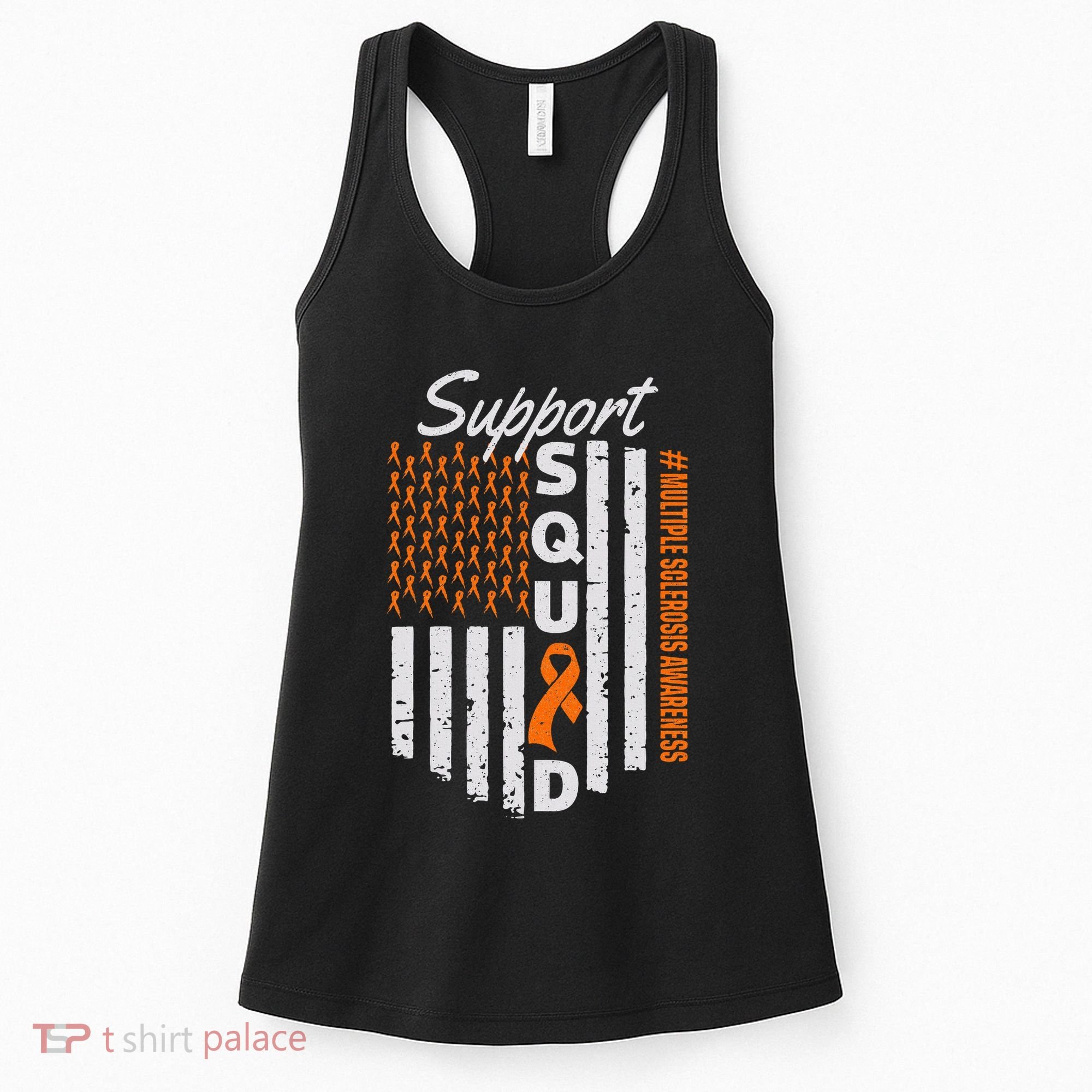 Support Squad Multiple Sclerosis Awareness Ms Awareness Women's Tank Top