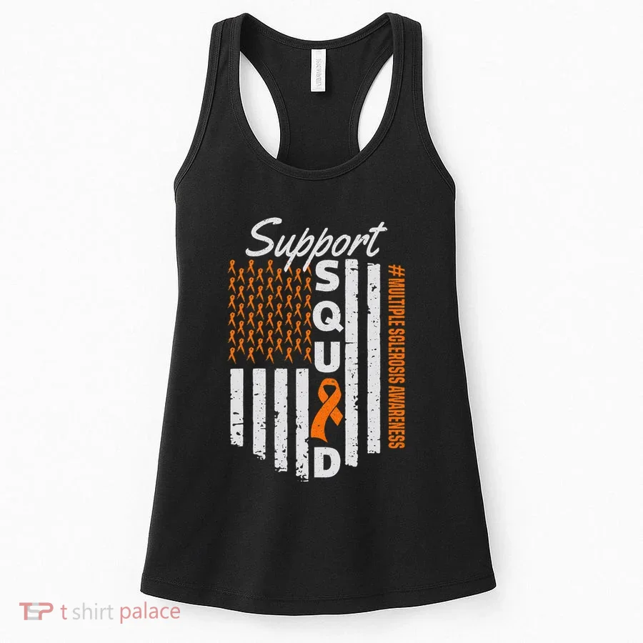 Support Squad Multiple Sclerosis Awareness Ms Awareness Women's Tank Top