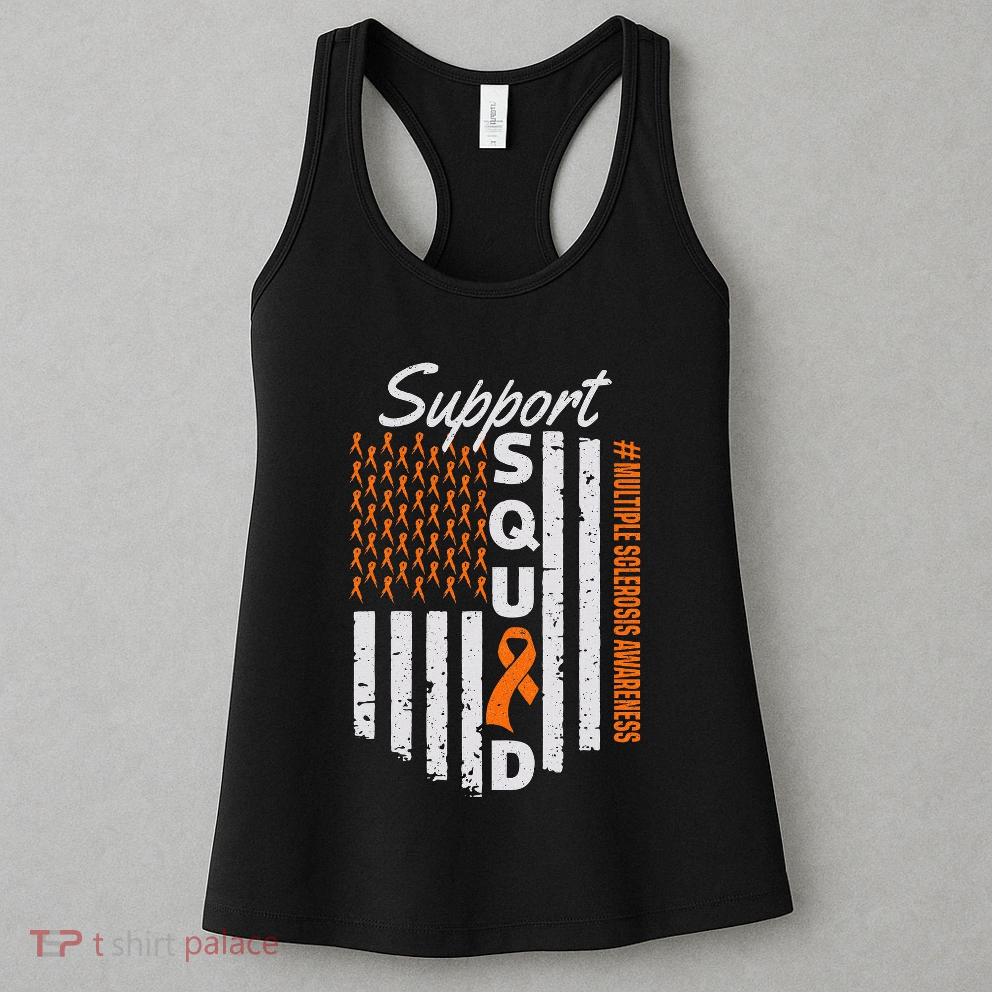 Support Squad Multiple Sclerosis Awareness Ms Awareness Women's Tank Top
