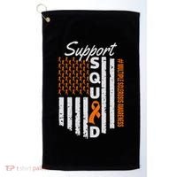 Support Squad Multiple Sclerosis Awareness Ms Awareness Golf Towel thumb 0