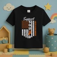 Support Squad Multiple Sclerosis Awareness Ms Awareness Toddler T-Shirt thumb 3