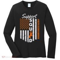 Support Squad Multiple Sclerosis Awareness Ms Awareness Women's Long Sleeve Shirt thumb 0