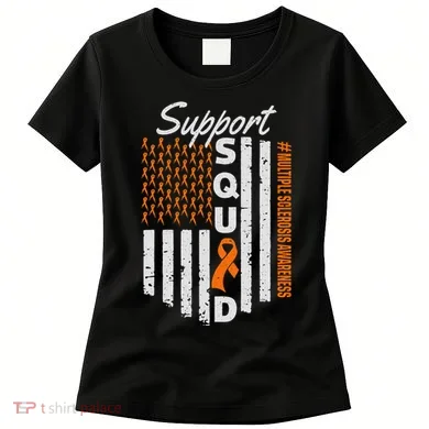 Support Squad Multiple Sclerosis Awareness Ms Awareness Women's T-Shirt