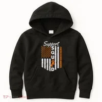 Support Squad Multiple Sclerosis Awareness Ms Awareness Kids Hoodie thumb 0