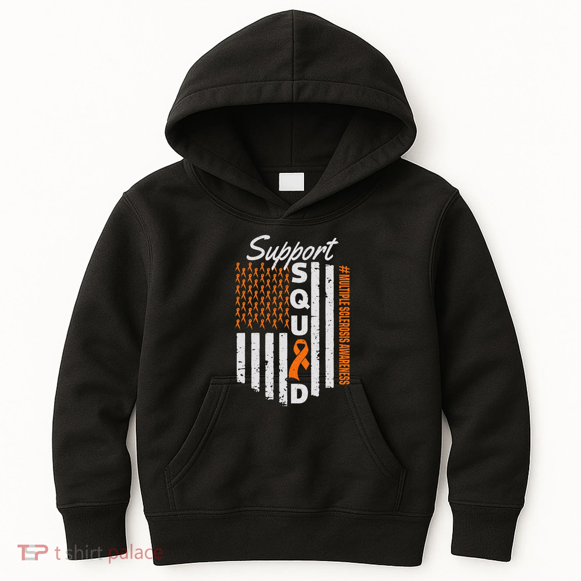 Support Squad Multiple Sclerosis Awareness Ms Awareness Kids Hoodie
