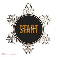Start Somewhere Motivation Quote Ornament thumb 0