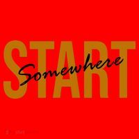 Start Somewhere Motivation Quote Santa Hat thumb 1