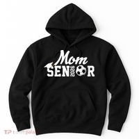 Senior Soccer Mom 2026 Class Of 26 Graduate Hoodie thumb 0