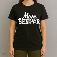 Senior Soccer Mom 2026 Class Of 26 Graduate T-Shirt thumb 4
