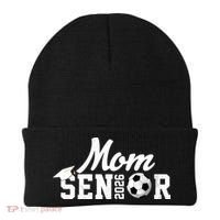 Senior Soccer Mom 2026 Class Of 26 Graduate Beanie thumb 0