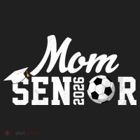 Senior Soccer Mom 2026 Class Of 26 Graduate Beanie thumb 2