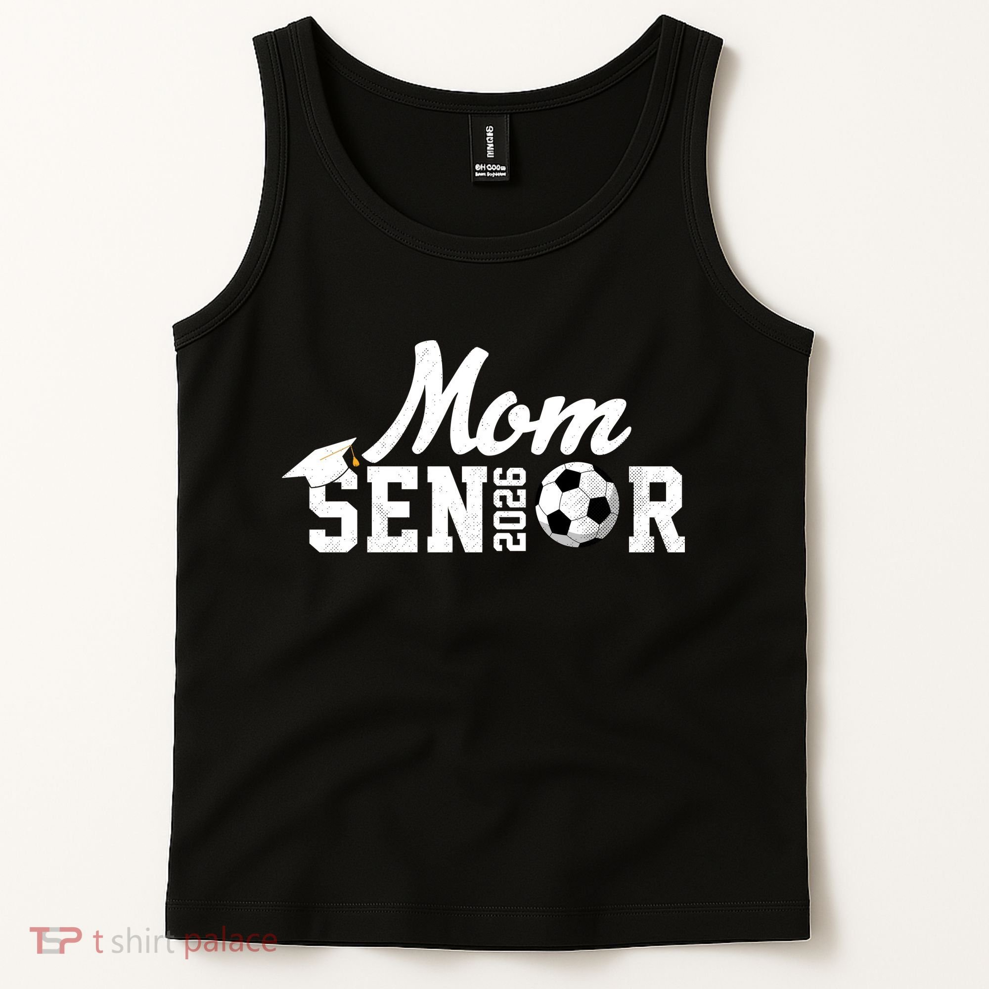 Senior Soccer Mom 2026 Class Of 26 Graduate Tank Top