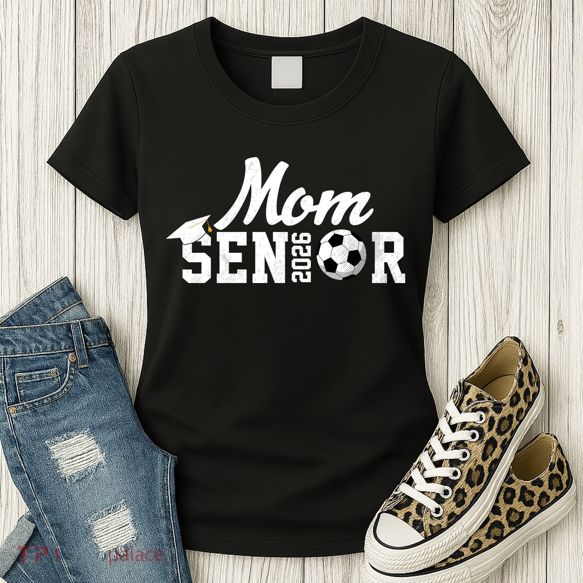 Senior Soccer Mom 2026 Class Of 26 Graduate Women's T-Shirt