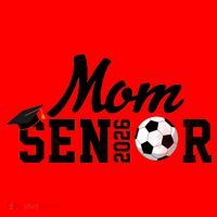 Senior Soccer Mom 2026 Class Of 26 Graduate Santa Hat thumb 1