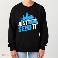 Snowmobiling Snow Machine Snowmobile - Just Gonna Send It Women's Sweatshirt thumb 0
