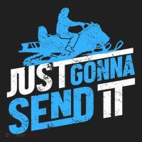 Snowmobiling Snow Machine Snowmobile - Just Gonna Send It Tumbler thumb 3