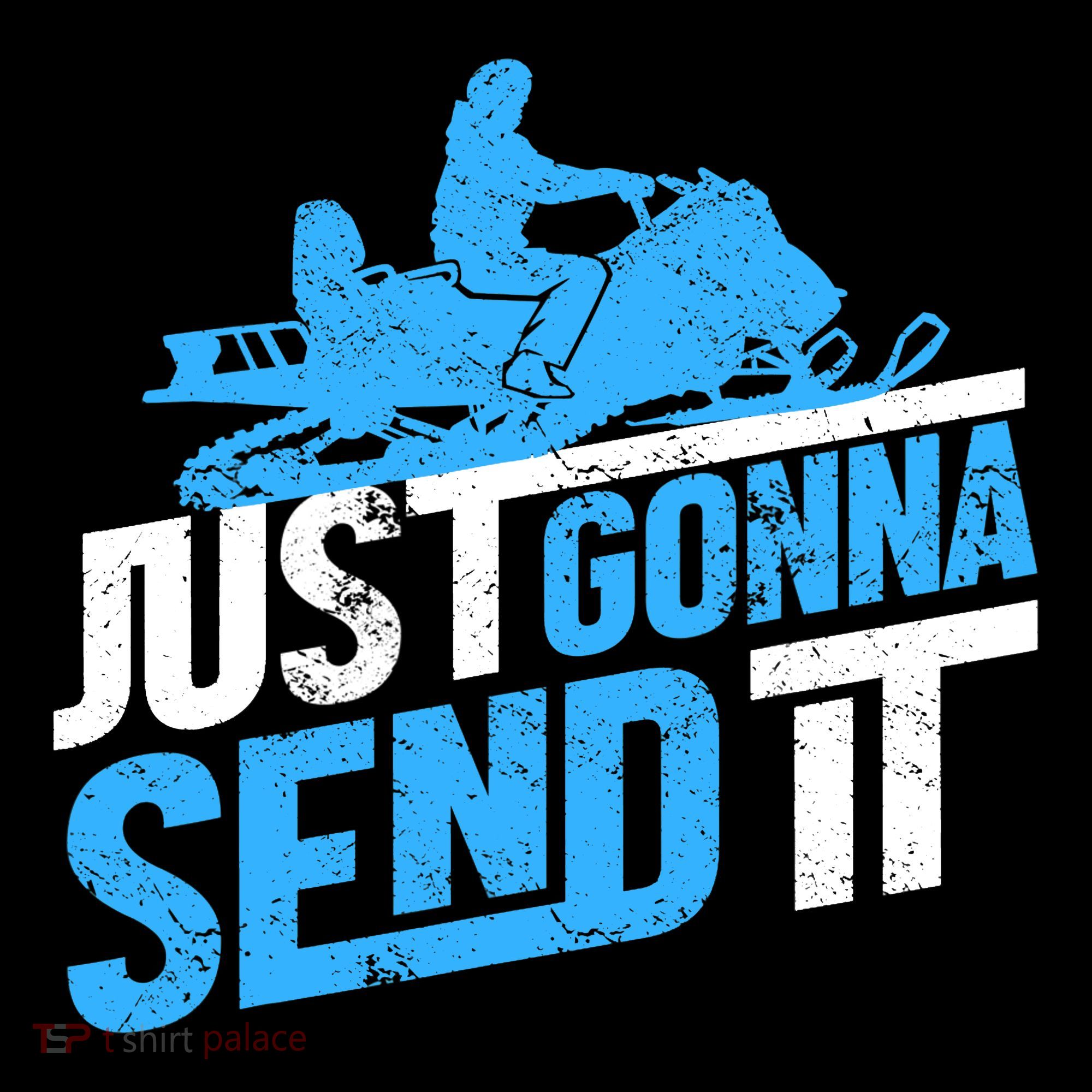 Snowmobiling Snow Machine Snowmobile - Just Gonna Send It Visor
