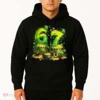 Six Seven Meme 67 St Patricks Day Shamrock Hoodie thumb 2