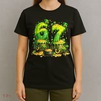Six Seven Meme 67 St Patricks Day Shamrock T-Shirt thumb 4