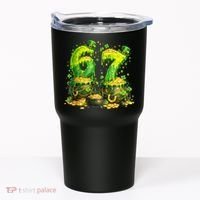 Six Seven Meme 67 St Patricks Day Shamrock Tumbler thumb 0