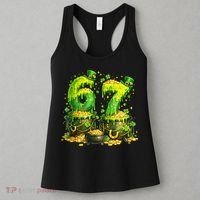 Six Seven Meme 67 St Patricks Day Shamrock Women's Tank Top thumb 3