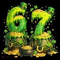 Six Seven Meme 67 St Patricks Day Shamrock Baby Bodysuit thumb 2