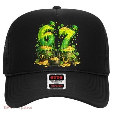 Six Seven Meme 67 St Patricks Day Shamrock Hat
