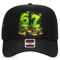 Six Seven Meme 67 St Patricks Day Shamrock Hat thumb 0