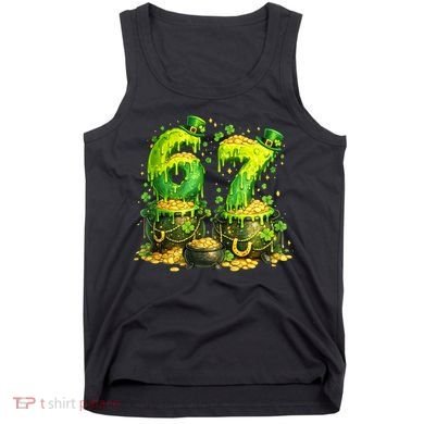 Six Seven Meme 67 St Patricks Day Shamrock Tank Top