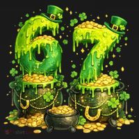 Six Seven Meme 67 St Patricks Day Shamrock Visor thumb 3