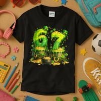 Six Seven Meme 67 St Patricks Day Shamrock Kids T-Shirt thumb 3