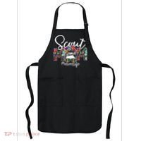 Scouting Scout Mom Life Messy Bun Hair Apron thumb 0