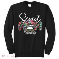 Scouting Scout Mom Life Messy Bun Hair Sweatshirt thumb 0